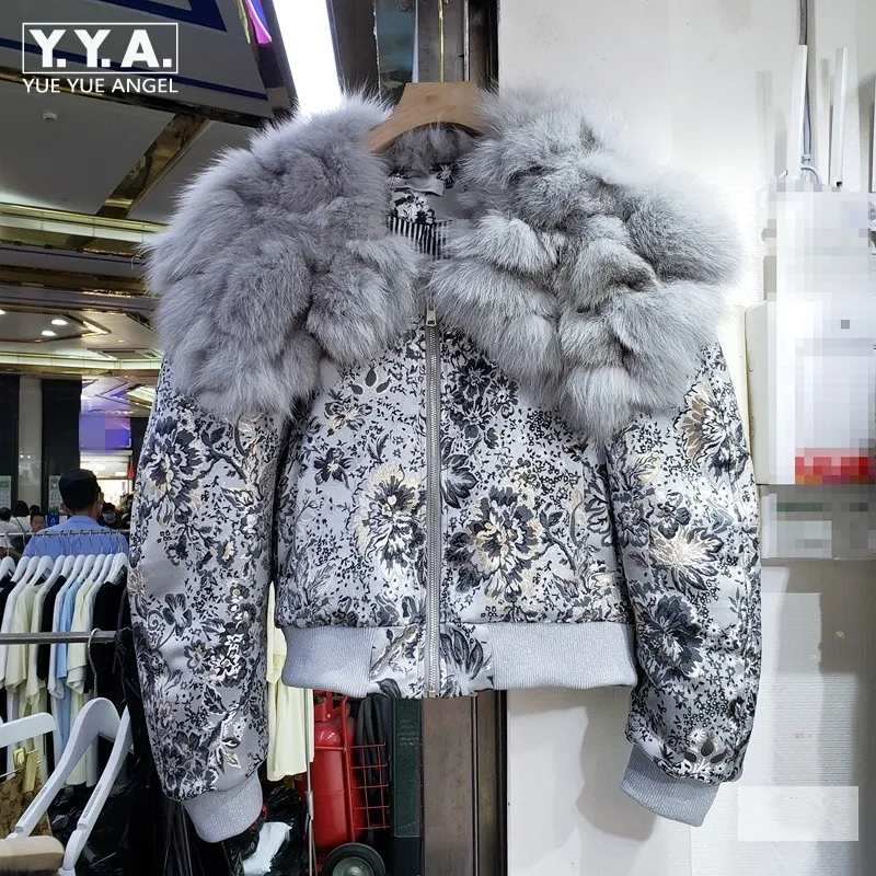 

2021 New Fashion Short Warm Coat Hip Hop Wide -Waisted Pockets Zipper Thick Winter Vintage Turn-Down Collar Womens Outerwear