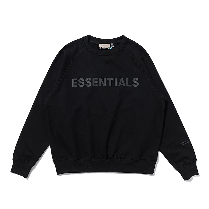 

Essentials Hoodies Men's Oversize Hip hop Streetwear High Quality Letter Print Sweatshirts Essentials Style O-neck Pullover