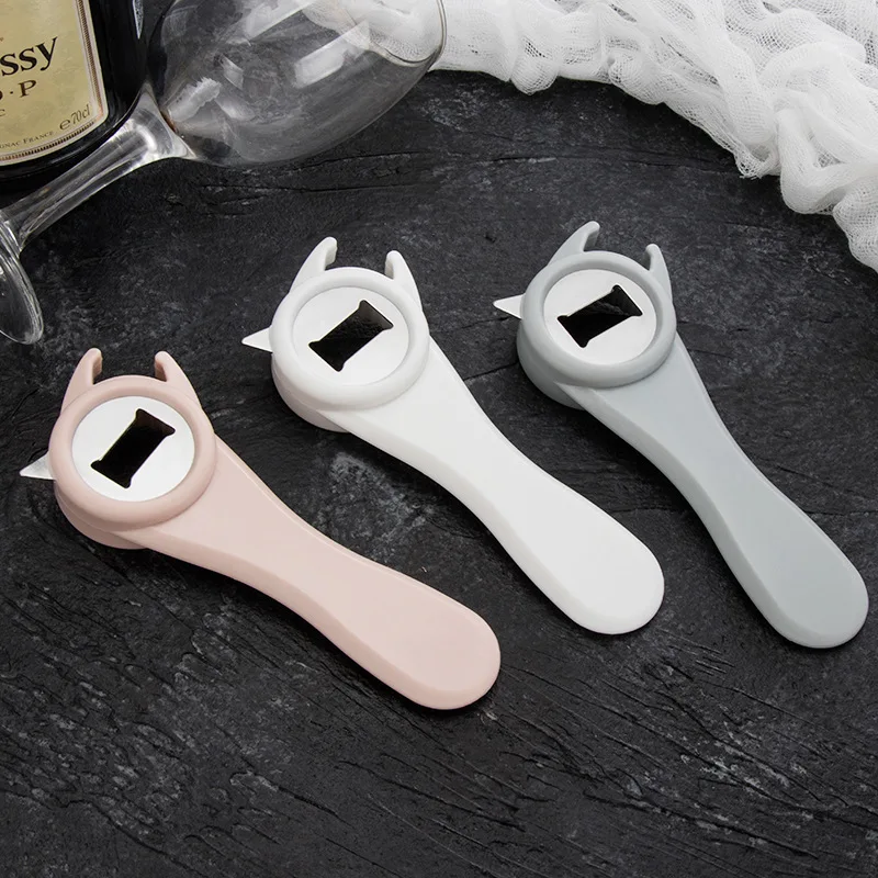 

Openers Creative Four-in-one Multi-purpose Bottle Opener Beverage Cans Beer Opener Can Opener Kitchen Tools & Gadgets