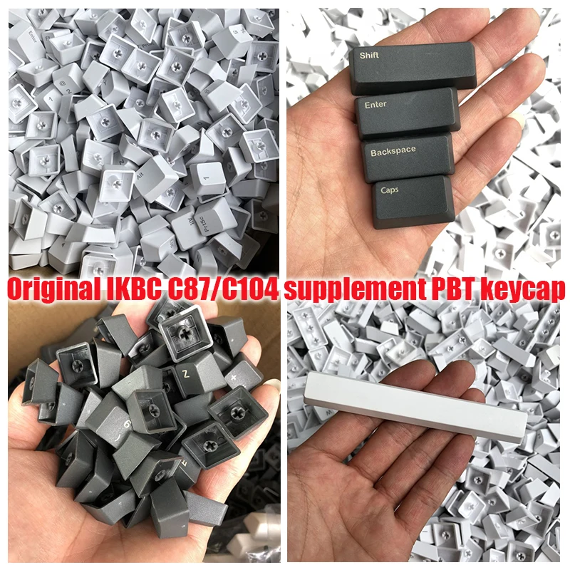 Оригинальная механическая клавиатура IKBC C87 C104, матовая, темно-серая, белая, дополнительная, одна клавиатура Оригинальная механическая клавиатура IKBC C87 C104, матовая, темно-серая, белая, дополнительная, одна клавиатура