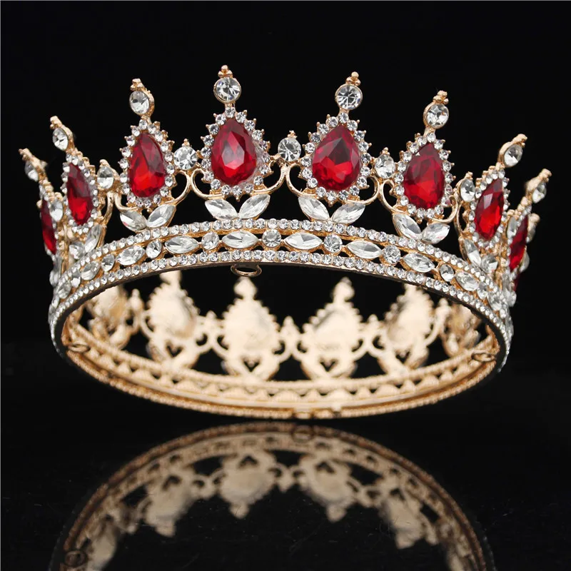 Тиары и короны для женщин золотистые фиолетовые Свадебные украшения выпускного