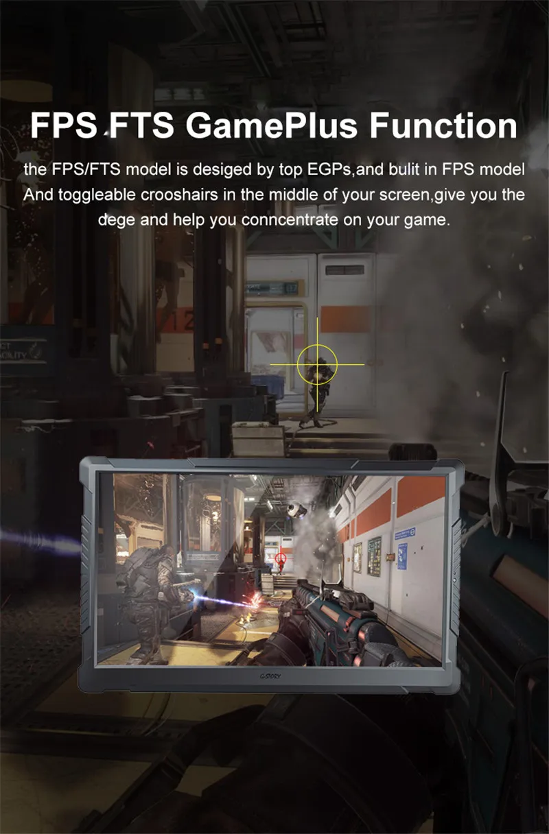 G-STORY 17," HDR глаз-Уход Портативный Comput PC монитор Hdmi для ноутбука, Xbox, переключатель и Ps4 FreeSync Портативный ЖК-игровой монитор