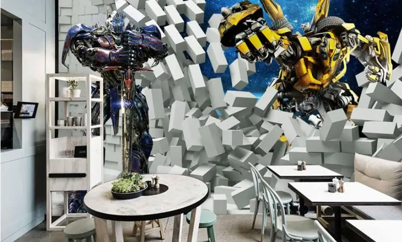 Пользовательские обои 3D креативная мультяшная тематическая роспись детская