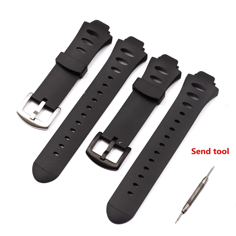 Watch Accessories  For SUUNTO Observer Observer X6HRM G6 Men's and Women's Silicone Rubber Strap 16mm pin buckle