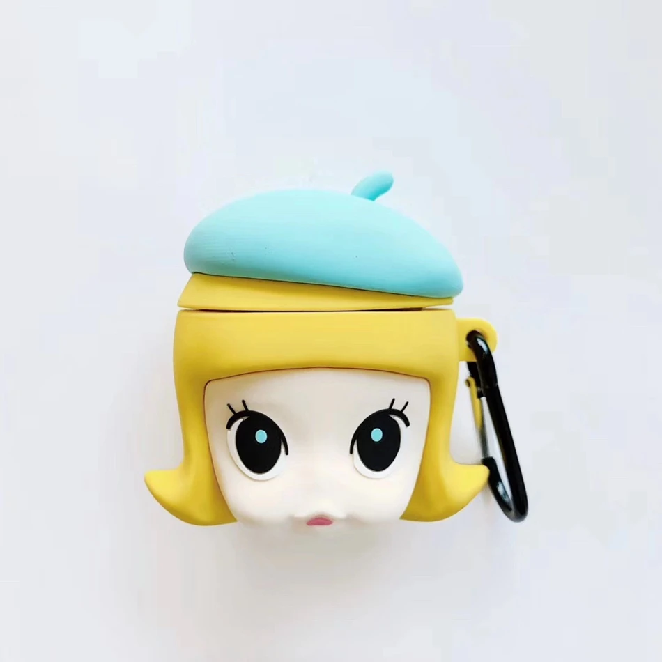 936G 3D чехол для наушников s для AirPods 2 Чехол милый эльф мяч мультфильм для Apple Air Pods Защитная крышка для Earpods чехол для наушников кольцевой ремешок - Цвет: 936G