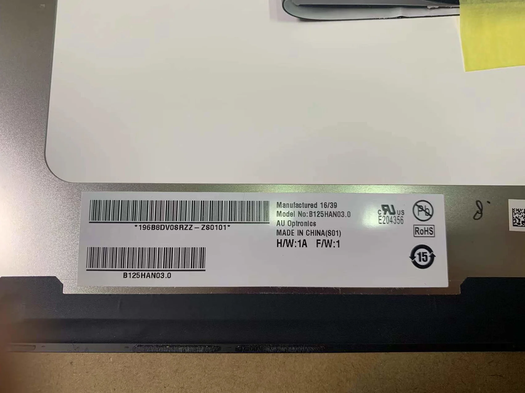 B125HAN03.0 для Asus ZenBook 3 UX390 UX390U UX390UA UX390UAK ЖК-экран в сборе 12 5 &quotFHD | Компьютеры и офис