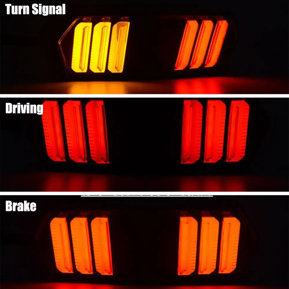 

2pcs Motorcycle Turn Signal LED Light Running Brake Stop Indicators Lamp for Honda MSX125