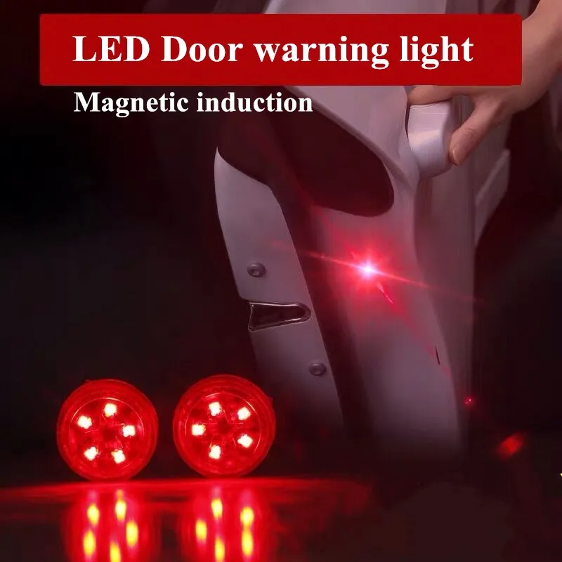 2 шт. светодиодный автомобиль открывания двери Аварийные огни Беспроводной
