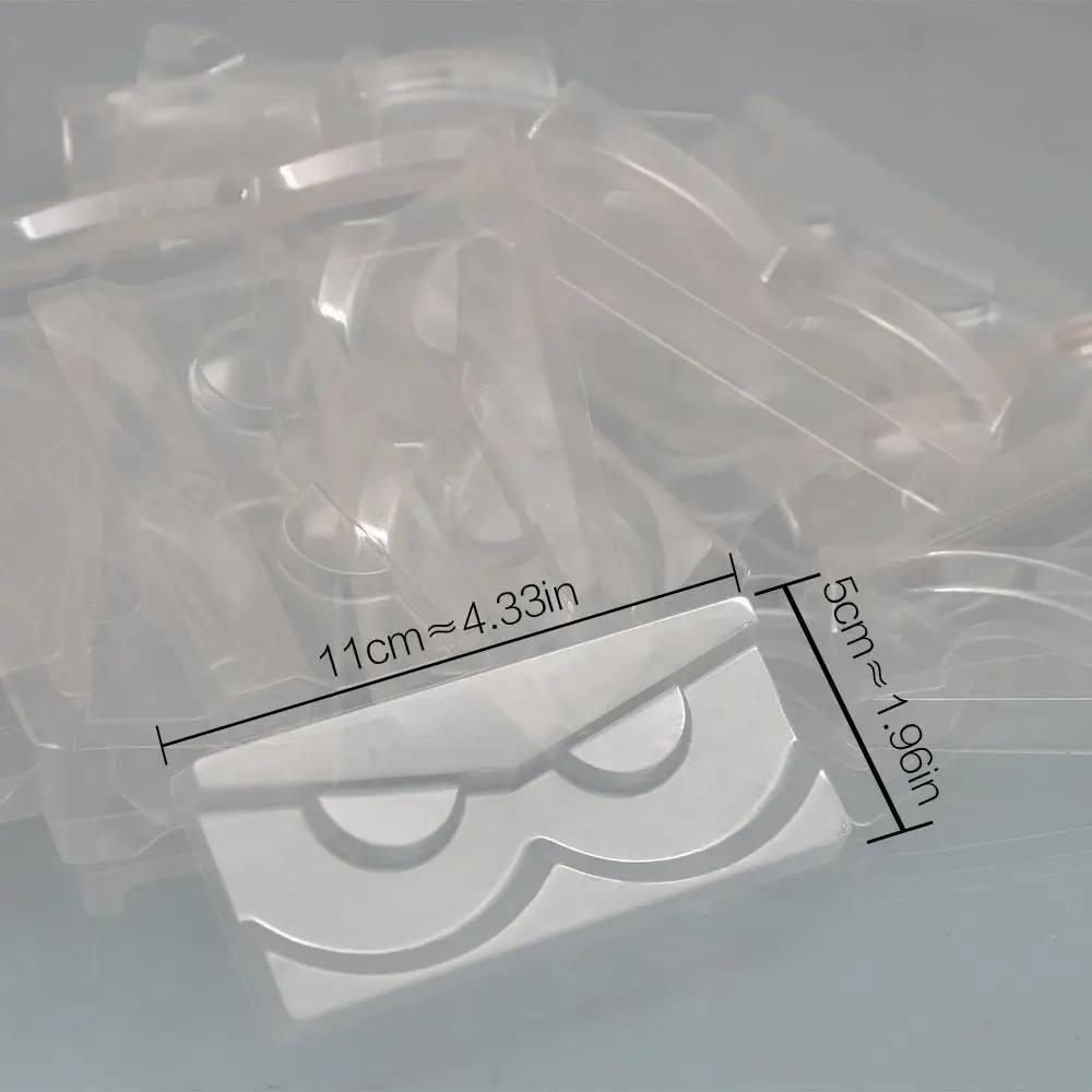 

100/pack Wholesale eyelash packaging box lash boxes package custom clear lash boxes packaging tray cosmetic storage case vendors
