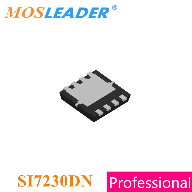 Mosleader SI7230DN DFN3X3 100 шт. 1000 3000 QFN8 SI7230DN-T1-E3 N-Channel Original 30V 14A высокое качество | Электроника