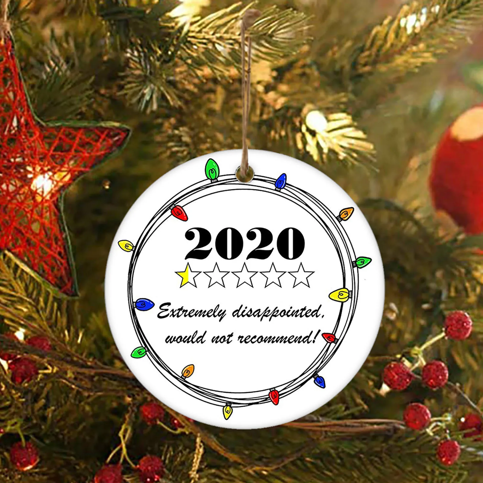 1 звезда не рекомендовала бы украшение на рождественскую елку Рождество для дома