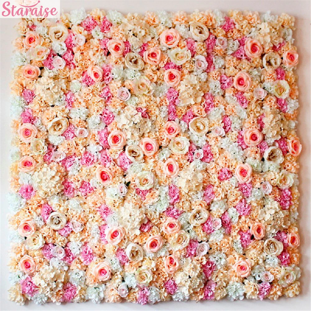 Staraise 40x60 см Шелковый цветок розы цвета шампанского искусственный для свадебного