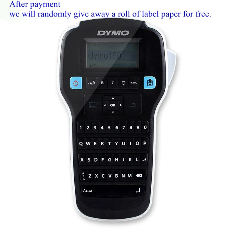 Ручная портативная машина для печати этикеток на английском языке диаметром 6 мм