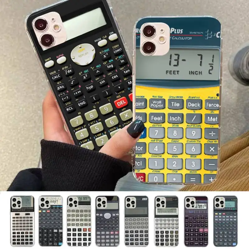 

Retro Peculiar Funny Calculator Phone Case for iPhone 11 12 13 mini pro XS MAX 8 7 6 6S Plus X 5S SE 2020 XR case
