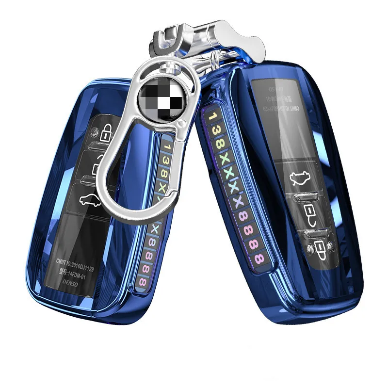 Красивый новый мягкий ТПУ чехол для автомобильного ключа полное покрытие Toyota Prius