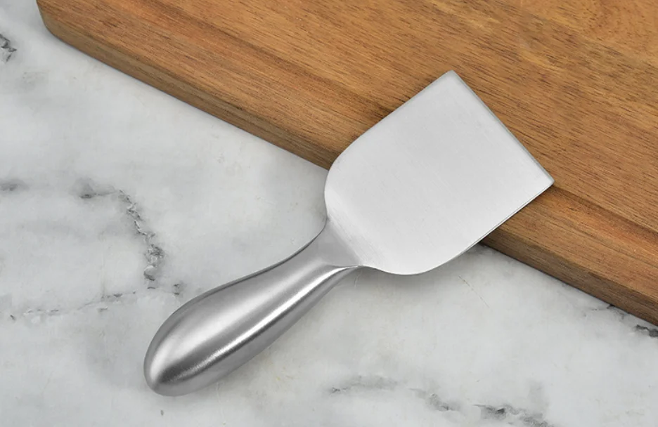 

Kitchen Gadgets Retro Style Baking Tools Multi Functional Purpose Stainless Steel Smiley Cheese Cutlery 1Pc Silver Knife