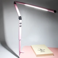 16w smart modern led nail desk lamp reading light folding table lamp living room fold rotatable touch switch clip mounted