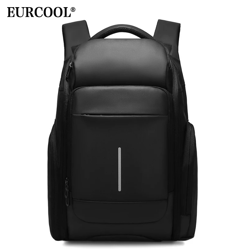 EURCOOL Мужской Дорожный рюкзак для 15 6 дюймового ноутбука многоуровневый