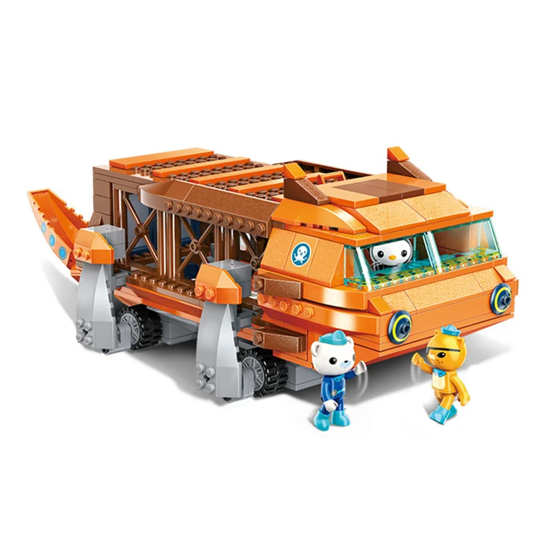 3706 Octonauts Собранный автомобиль фигурка игрушки Barnacels Kwazii песо Пингвин Dashi Inkling модель игрушки для детей подарок - Цвет: 3706