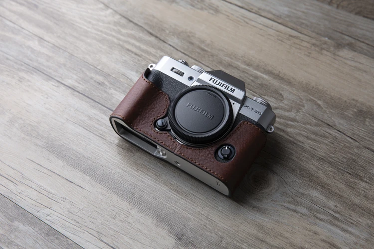 AYdgcam чехол для камеры из натуральной кожи ручной работы для Fuji Fujifilm XT10 XT20 XT30 Ретро винтажный нижний чехол