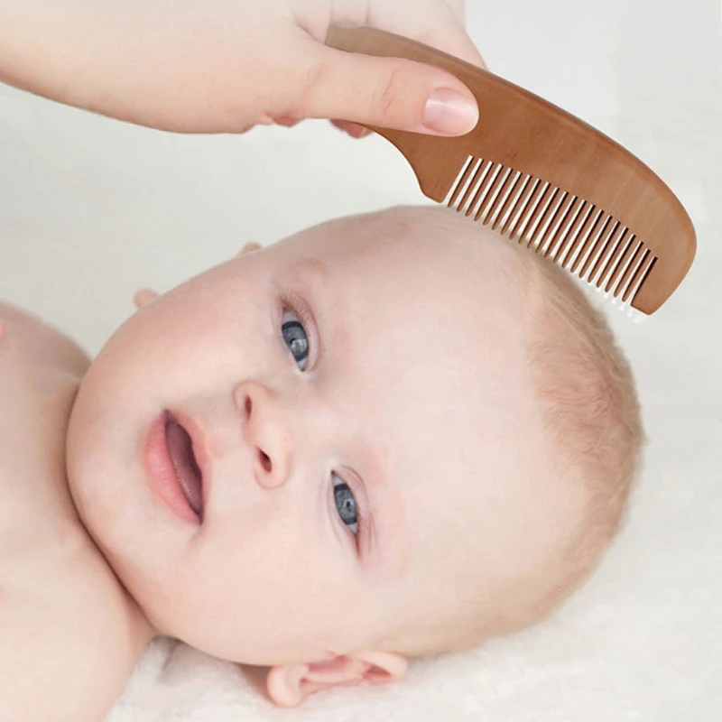 

3Pcs Baby Care Wooden Brush Comb Set Newborn Hair Brush Infant Head Massager 4X7C