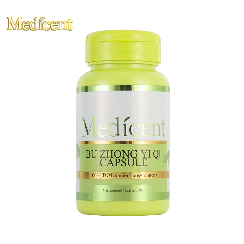 

Medicent Bu Zhong Yi Qi Capsule, Cure pale complexion, soreness of waist and knee, insomnia and restlessness low immunity, 50pcs