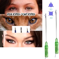 20 pcs best selling fox eye thread lift cog 3d 4d 6d l blunt 21g60mm suture pdo eyebrow lifting