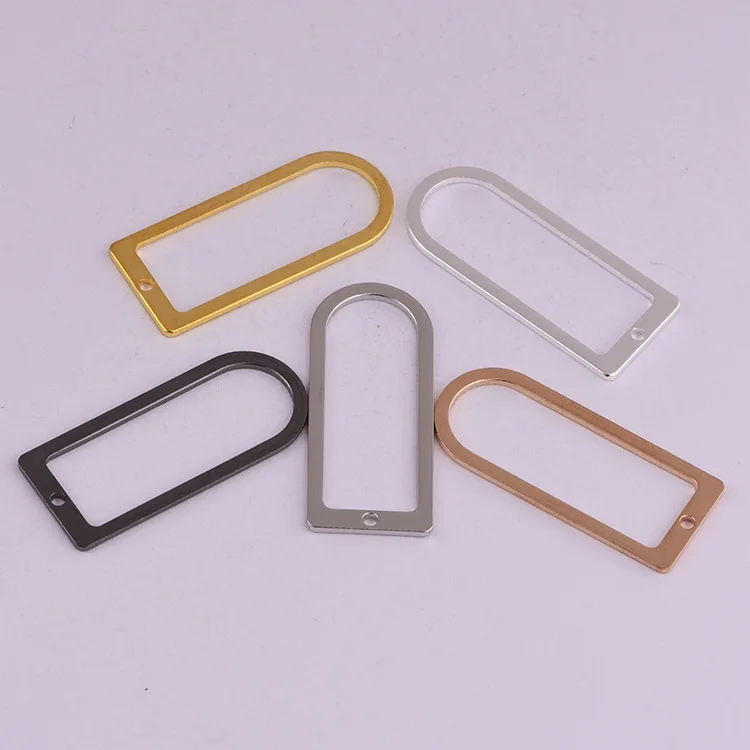 

Европейский и американский кулон «сделай сам» в форме ажурной двери, ювелирные изделия, аксессуары, геометрическое ожерелье унисекс из нер...