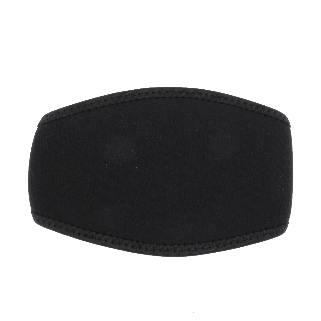 

Профессиональная Черная мягкая Неопреновая Маска для подводного плавания, маска для дайвинга с ремешком, защитное снаряжение для волос