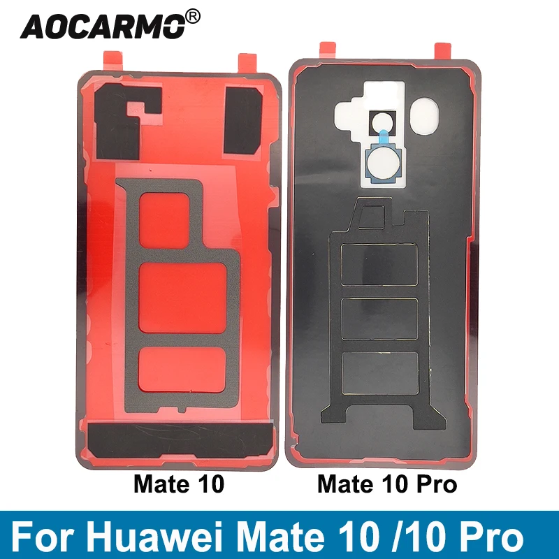 Aocarmo For Huawei Mate 10 / Mate 10 Pro Back Cover Adhesive Back Housing Battery Cover Glue Tape