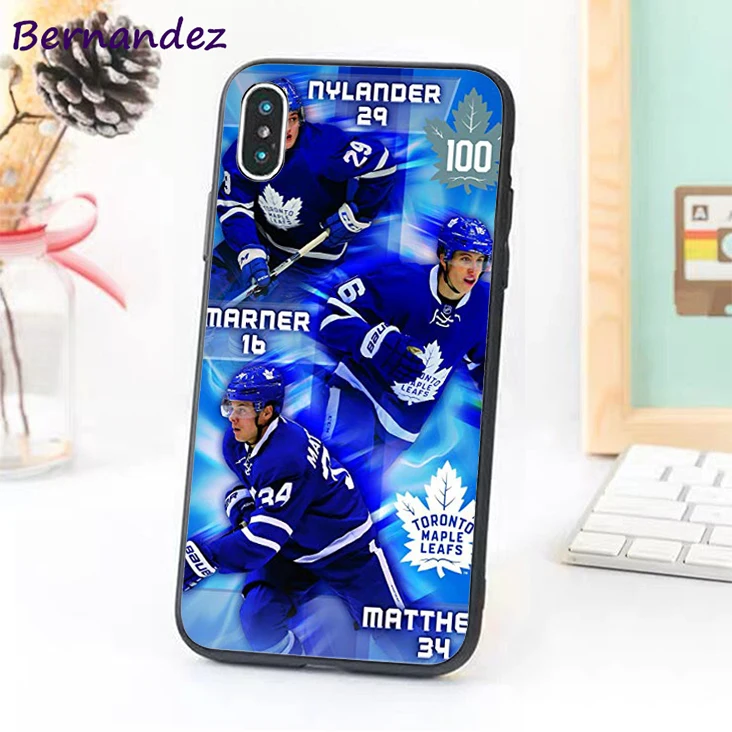 Розовый Bernandez 5 5S, SE, 6, 6 S, TPU чехол для телефона чехол для iPhone 7 8 Plus X Xs Max XR Торонто Мэйпл Лифс - Цвет: Розовый