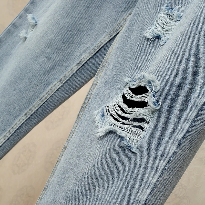 Осенне-Весенние Новые Модные женские повседневные винтажные джинсы с высокой