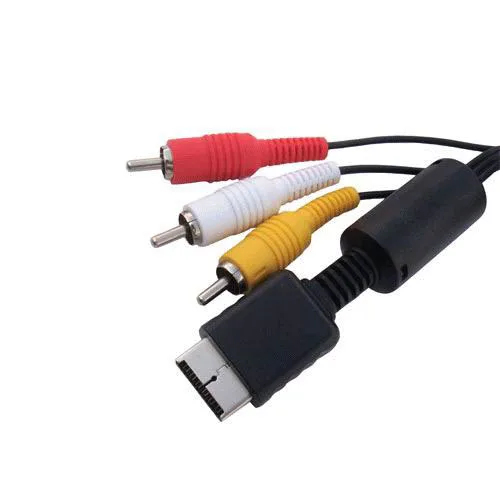 OSTENT AV Аудио Видео кабель для Sony PS1 PS2 PS3 консоль системы|Запасные части| |