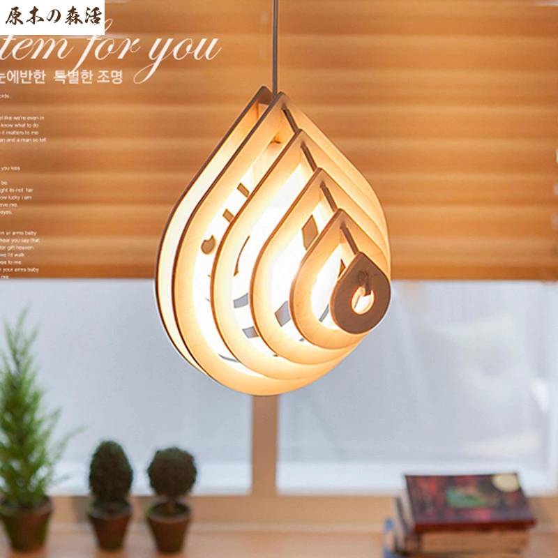 

The Log Of Japanese Restaurant Meal - Live Wood Chandelier Bar And Aisle Tatami Log Lamps luminaire