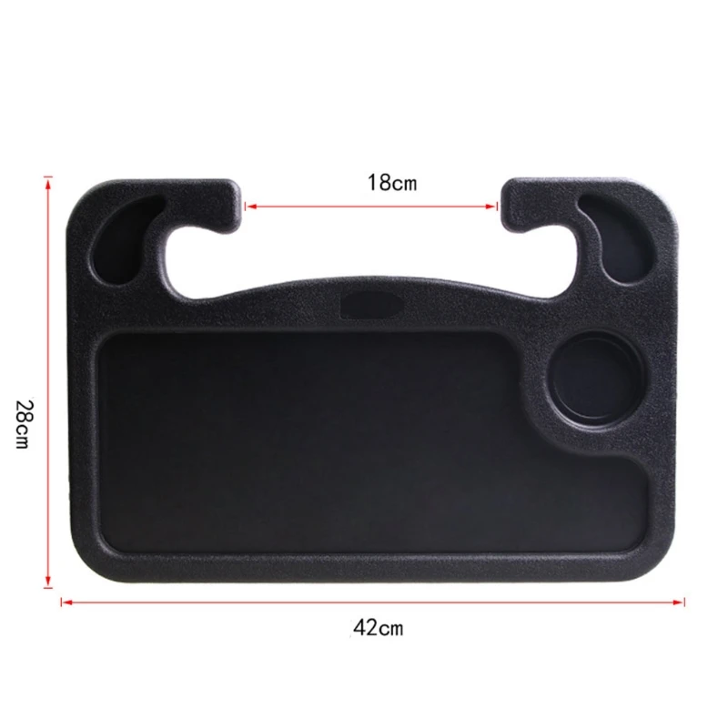 

Car Laptop Desk Car with Multifunctional Chair Back Dining Table Steering Wheel Desk Auto Steering Wheel Tray Drink Hold
