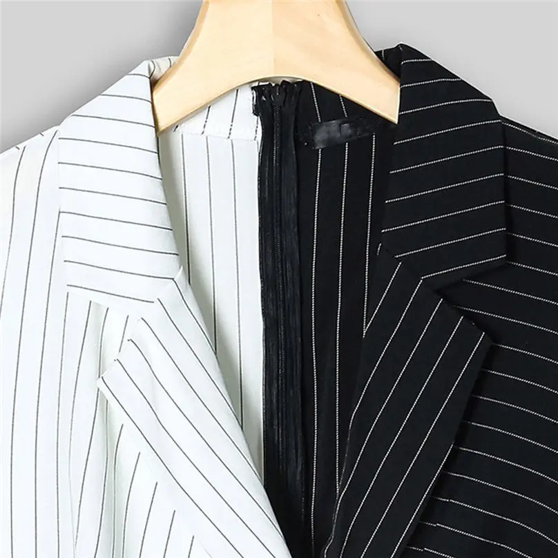 Новое модное женское платье с отложным воротником длинными рукавами и