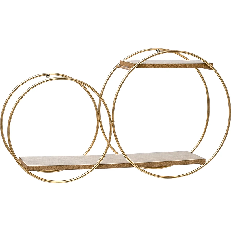 

Geometric modeling Nordic ins Wind wall shelf wooden partition convenient storage living room dining room wall decoration bottom