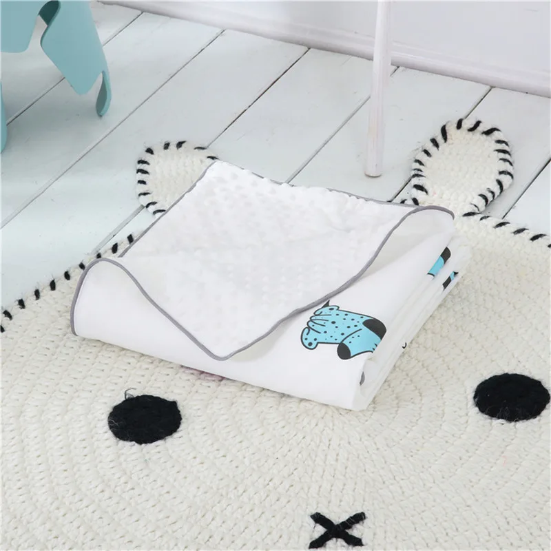 

Bath Towel Baby Cotton Blanket Children Swaddle Blankets kids Cartoon Print Infant sleeping Wrap for Boys and Girls