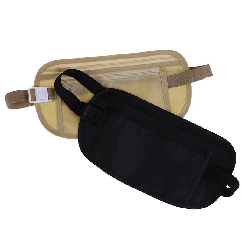 

Travel Money Belt Hidden Waist Security Wallet Bag Passport Pouch ID Holder