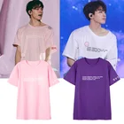 Футболка Мужскаяженская с принтом kpop, повседневная тенниска с короткими рукавами, рубашка из хлопка, уличная одежда, лето 2020
