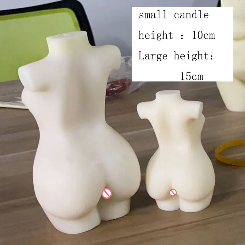 15cm пухлый женского тела лампы в форме свечи прессформы жира для формы телесного