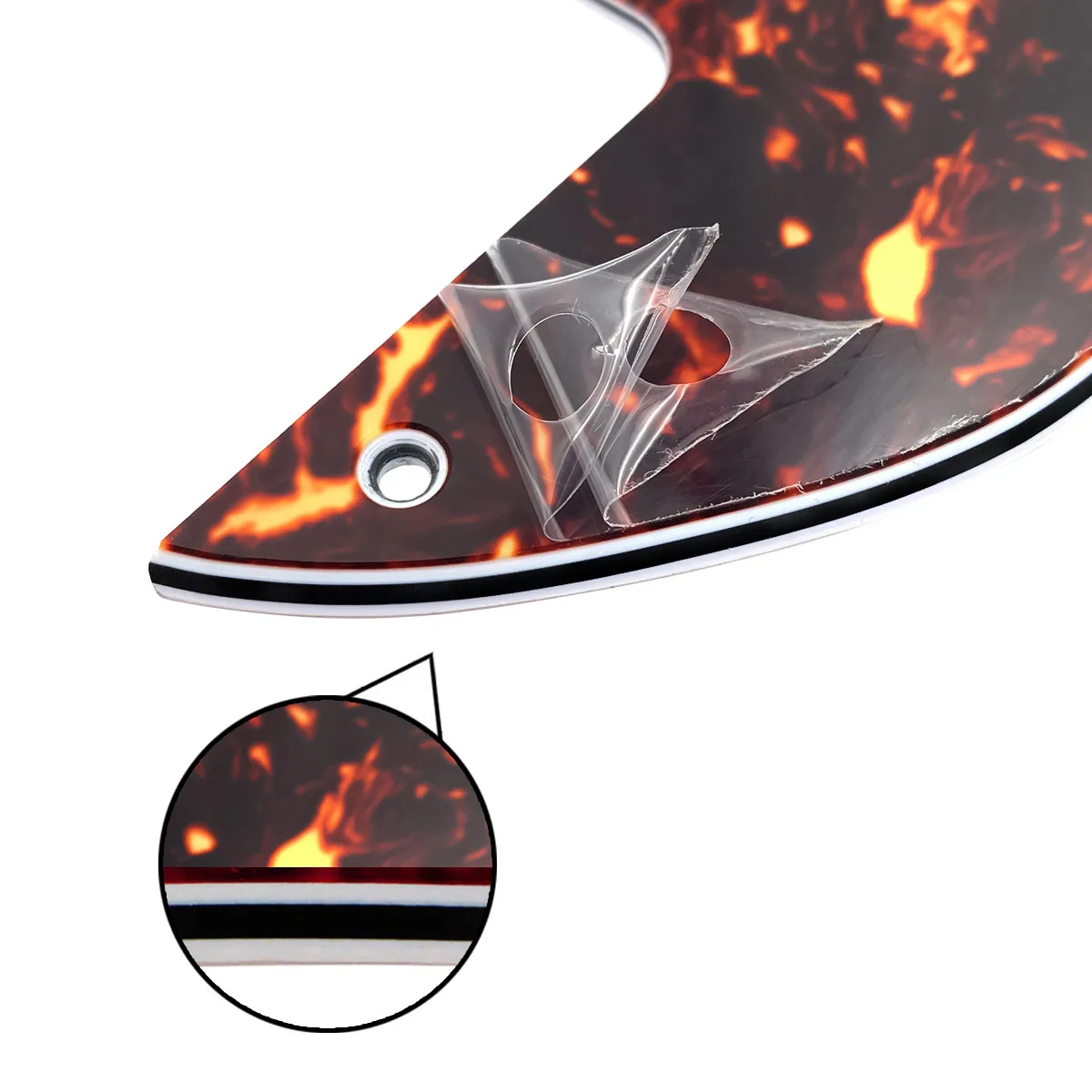 FLEOR коричневая черепаха TL Thinline 69 гитарная Накладка для защиты деки с винтами|guitar