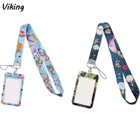 g1830 catoon little prince lanyard keychain keys badge id mobile phone rope kids gifts lanyard with card holder cover