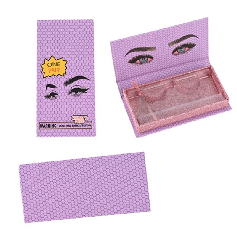 

5 шт. упаковка для ресниц пустая коробка для ресниц с прозрачным лотком прямоугольные футляры для ресниц коробка для ресниц упаковка