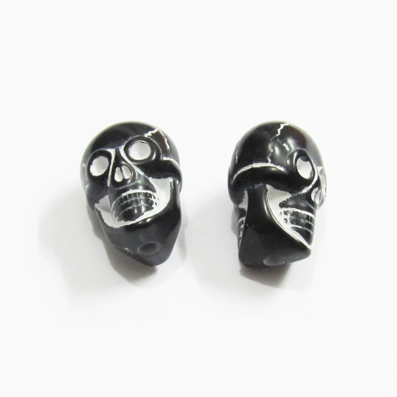 Оптовая продажа новые акриловые бусины в форме черепа Бусы для модной Хэллоуин