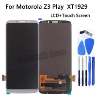 amoled lcd for motorola z3 play lcd display touch screen digitizer assembly phone parts for moto z3 play xt1929 phone parts