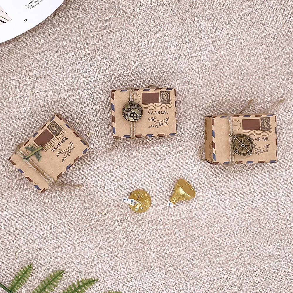 Купить Подарочная коробка из крафтовой бумаги, 100 шт.