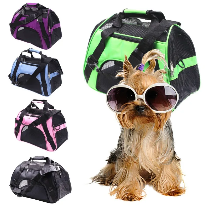 

Portable Dog Carrier Backpack Cat Puppy Transport Bag Pet Carrying Box Travel Breathable Handbag Airline Approved Cat Backpack