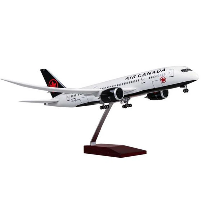 Модель самолета в масштабе 1/130 B787 43 см с легкими и колесами|Вертолеты самолеты