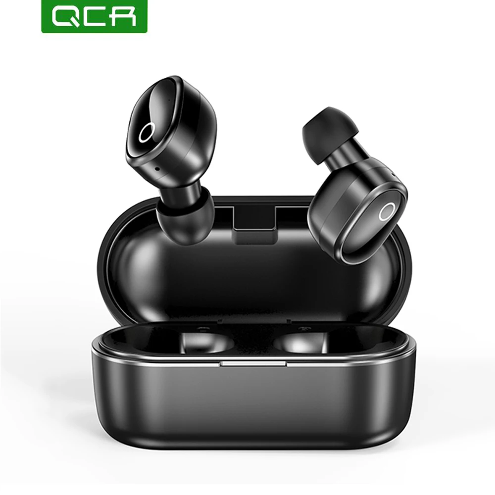 QCR Q7 TWS Bluetooth наушники 6D стерео беспроводные наушники HIFI Звук спортивные наушники громкой связи Игровые наушники с микрофоном
